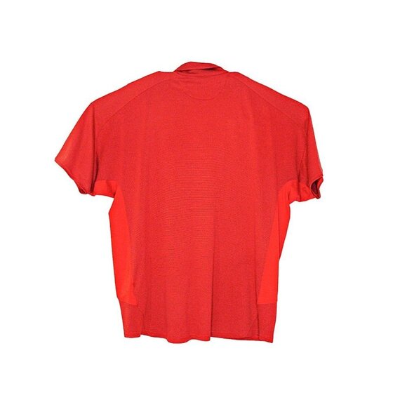 Nike Mens Shirt Dri-Fit UV 1/4 Zip Athletic Short Sleeve Red Size XL - Picture 2 of 12